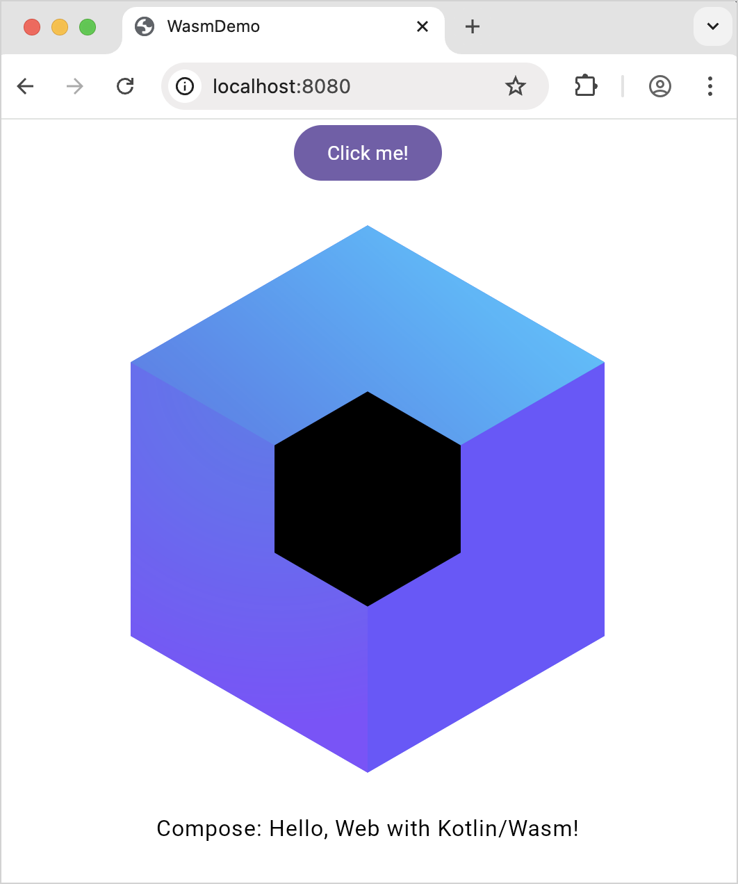 Compose app in browser